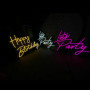 Неоновая надпись Let’s party
